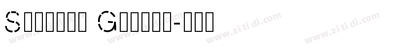 Stencil Gothic字体转换